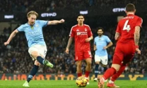 Man City cắt mạch thua ở Ngoại hạng Anh