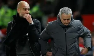 Guardiola: 'Mourinho thuộc số đông muốn Man City xuống hạng'