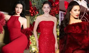Dàn mỹ nhân chưng diện đón Giáng sinh