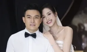 Bốn bộ váy cưới thắt eo của Đỗ Thị Hà